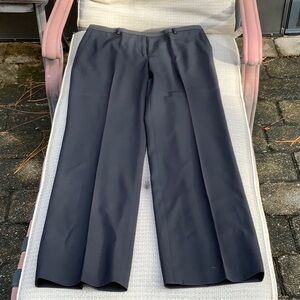ANN TAYLOR FACTORY BLACK DRESS PANTS, LINED, SIZE 8